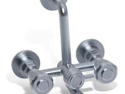 Classic Shower Tap 3D print model