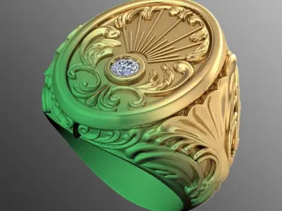 Ring shp14 3D print model