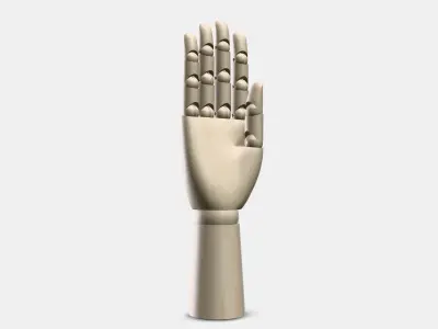 HANDSKALAD Decoration hand Low-poly 3D model