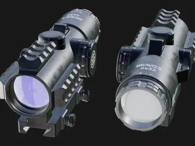 SIG SAUER BRAVO 5 Low-poly 3D model