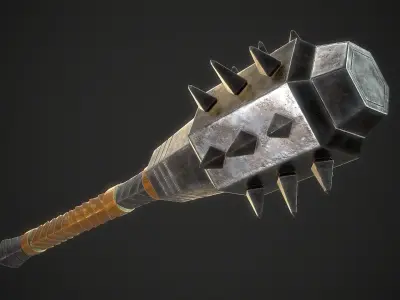 Mace 18 Low-poly 3D model