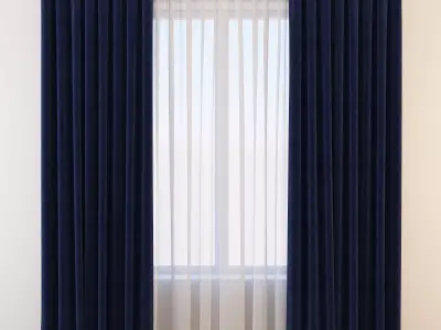 Set 31 Curtains 3D model