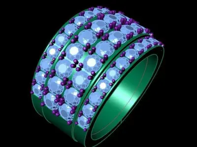 Man Ring 002 Tango 3D model