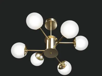 Elegance in Illumination - Modern Chandelier Design 3D model