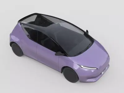 Generic Compact Electric Hatchback 3D model