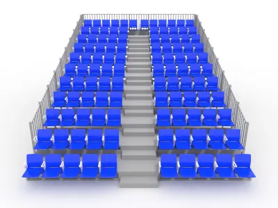 Bleachers 38 3D model