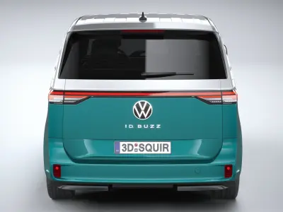 Volkswagen ID Buzz LWB 2023 3D model