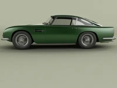 Aston Martin DB4 GT 3D model