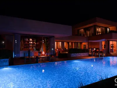 2026 Modern Modular House 2 For Blender Eevee And Cycles 3D model