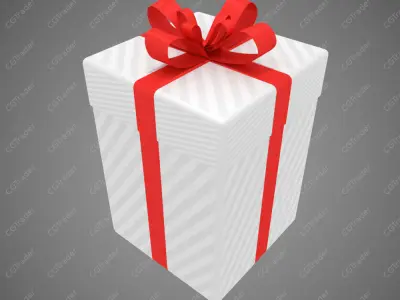 6 Gift Boxes with Wrap Textures 3D model