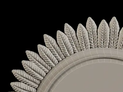 Roberto Giovannini MIRROR FRAME RADIANT CROWN Art 873 3D model