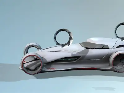 Racing car fantastic  car Buy one get 8 Free Low-poly 3D model
