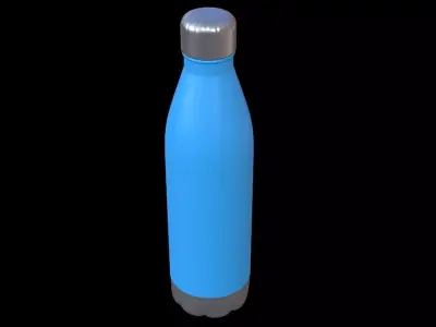 3 PBR Water Sport Bottles Collection 3D Model Pack