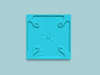 Wall Panel A11 Cloth - Interior Design Decoration 3D print model