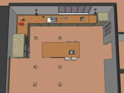 Cuisine Design- Kitchen Design 3D model