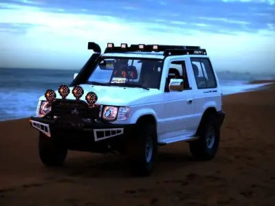 MITSUBISHI MONTERO DAKAR 2008 3D model