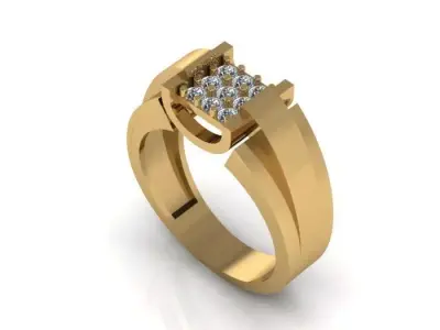 man ring 3D print model