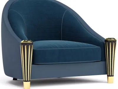 Bruno Zampa Legend armchair 3D model