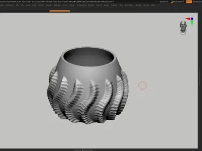 vase 3d print 549 3D print model
