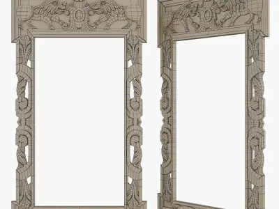Gothic frame cnc 3D model