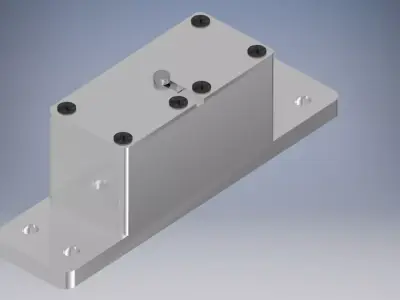 Top Pivot Hinge 3D print model