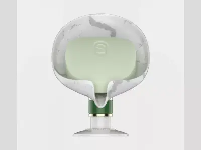 Soap Dish Subd Low High Poly Unwrapped Low-poly 3D model