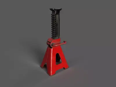 Jack Stand Low-poly 3D model