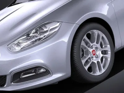 Fiat Viaggio 2013 VRAY 3D model