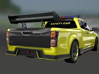 ISUZU D Max Space Cab Ddi Blue Power Gen2 Safety Car  3D model