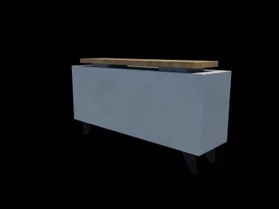 TV bench  3D model