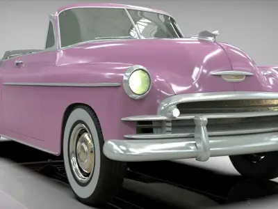 Chevy Fleetline convertible 1949 3D model