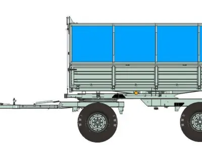 Tractor trailer 3D model