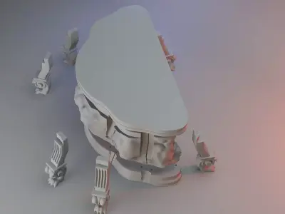 Witch Table Dollhouse Fantasy Miniature 3D print model