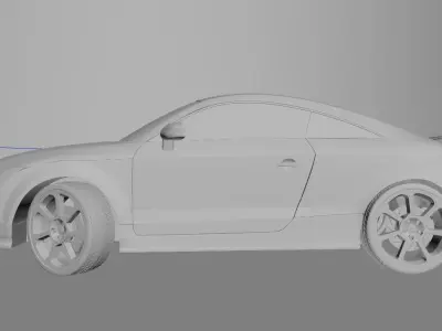 Audi TT RS 2010  3D model