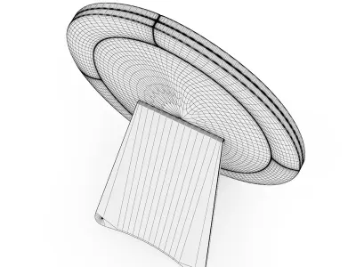 Table Mirror 3D model