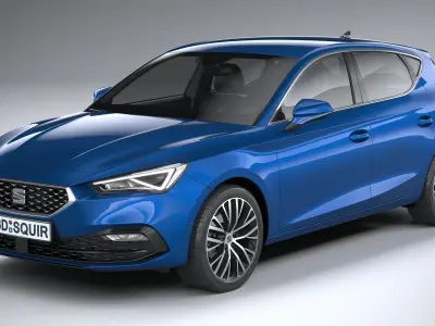 Seat Leon 5-door 2020 3D model