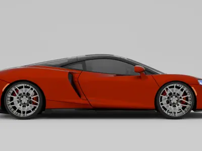 McLaren GT 3D model