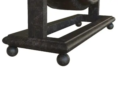 Table Clock antiqued mantel 3D PBR Model 3D model 3D model