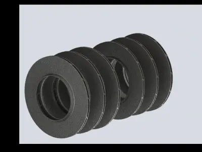 Centrifugal Compressor Rotor 3D model
