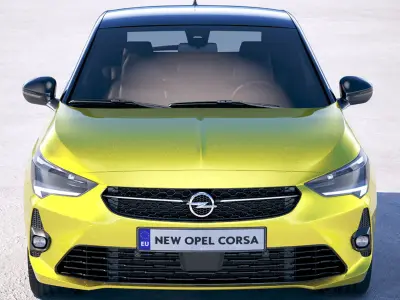 NEW OPEL CORSA 2020 3D model