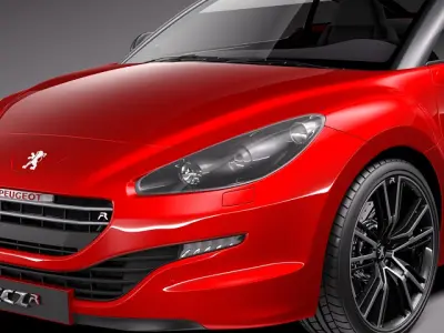 Peugeot RCZ R 2014 3D model