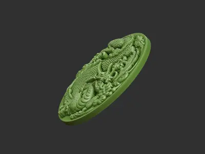Dragon chinese 3D print model