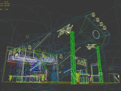 Exhibition - Area - 12X6-3DMAX2009-05 3D model
