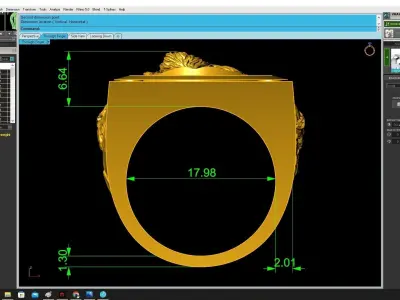 Jesus Religious Diamond Ring 3D Print Model A3580 3D print model