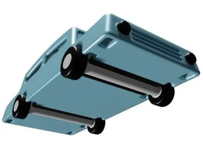 Plastic Car Toy 3D model