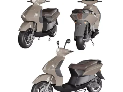 Scooter 3D model 3