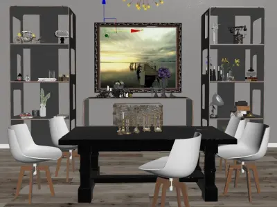 Relaxing house 3D model