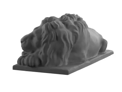 Lion from Lviv 3D print model