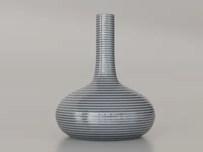 Earthenware jug 06 3D model