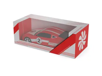 Cars and action games Toy Car Low-poly 3D model